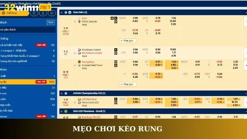 Mẹo chơi kèo rung